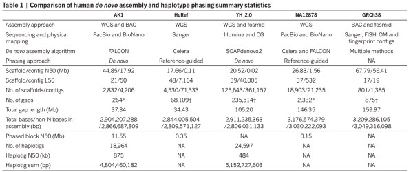 PacBio单分子测序技术结合Bionano单分子光学