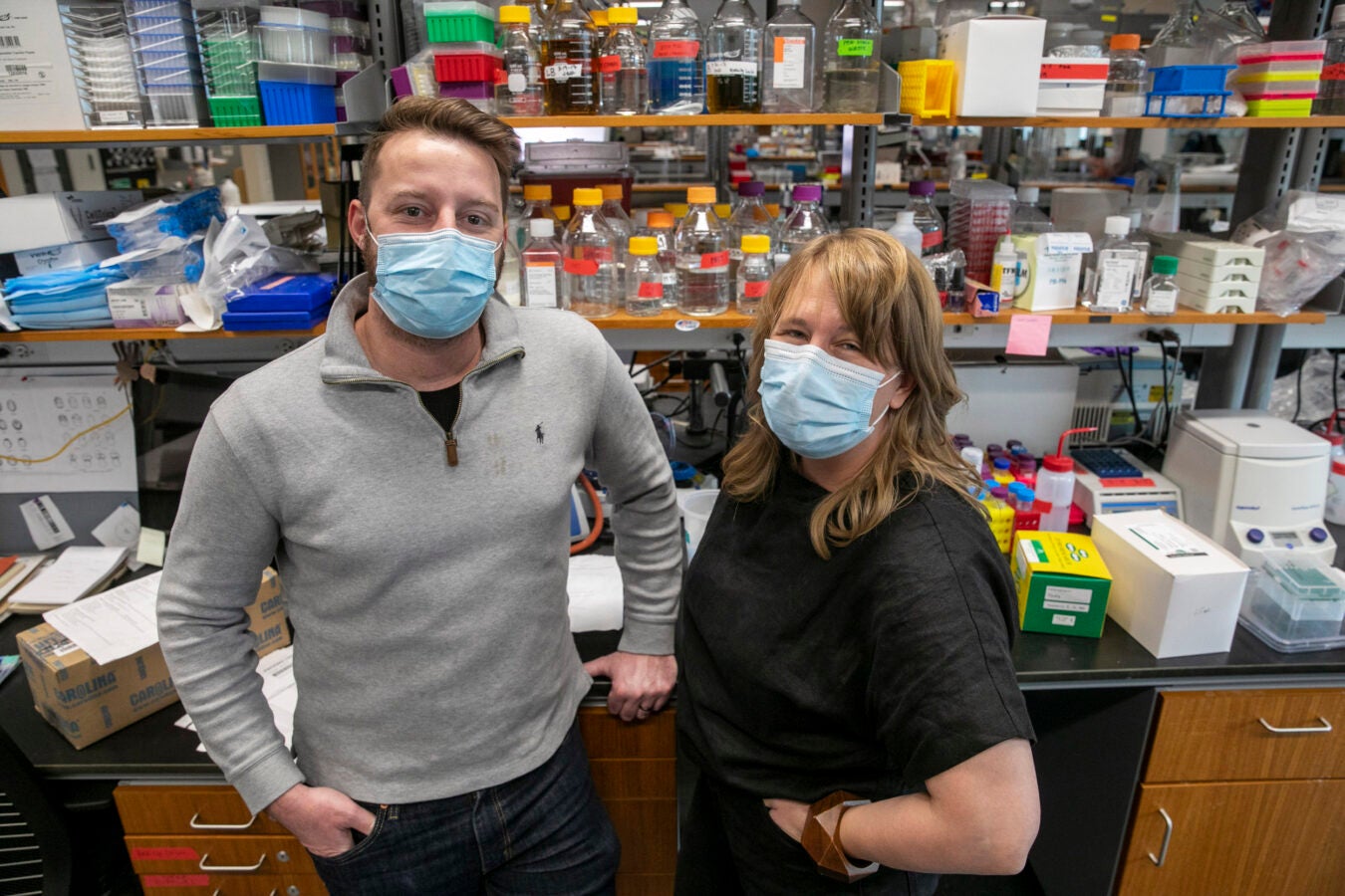 Kyle McCulloch and Kristen Koenig.