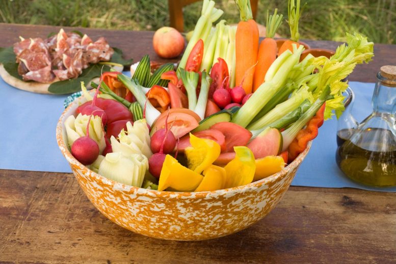 Raw Vegetables Snack