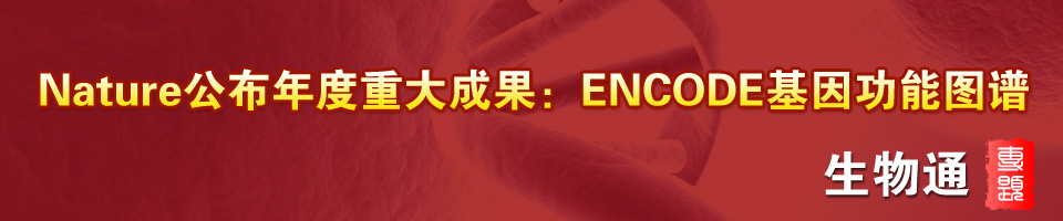 Nature公布年度重大成果：ENCODE基因功能图谱